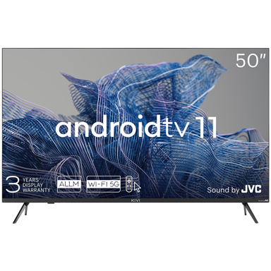 KIVI TV, LED, Android TV 11, 3840x2160, 60 Hz, BT5.1, 50"